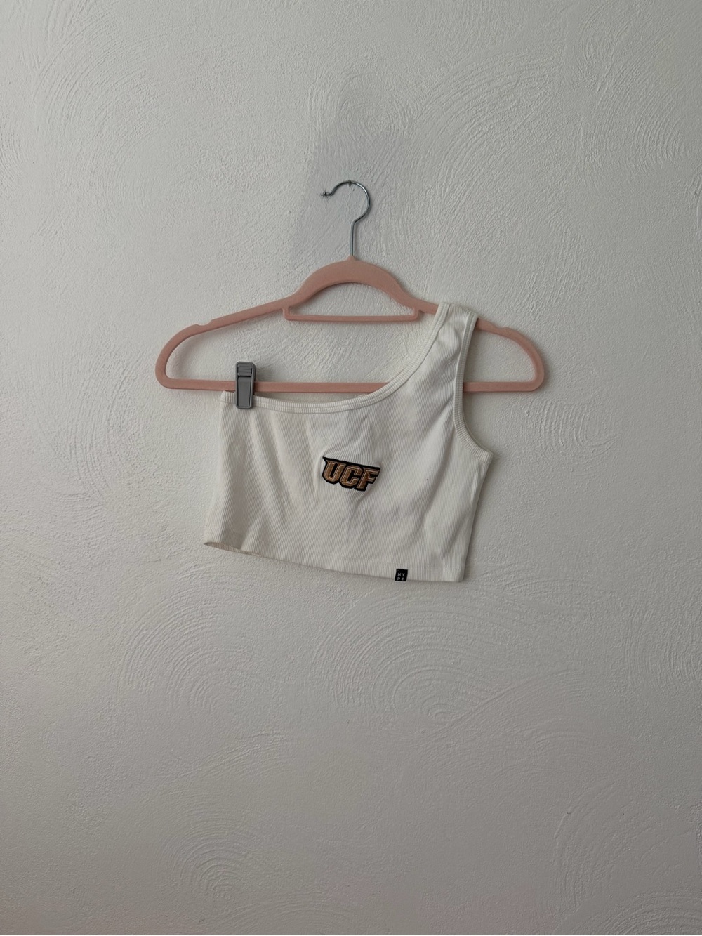 UCF One Shoulder Cropped Tank Top